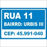Rua 11 bairro urbis iii cep: 45.991-040
